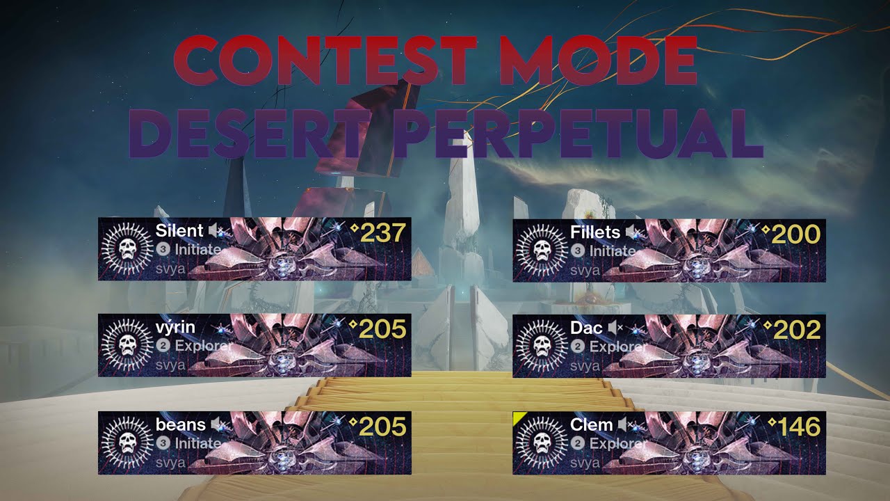 Desert Perpetual Contest Mode Clear