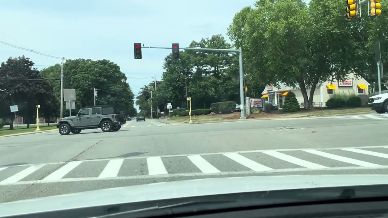 Driving into Milford, Massachusetts July 2024