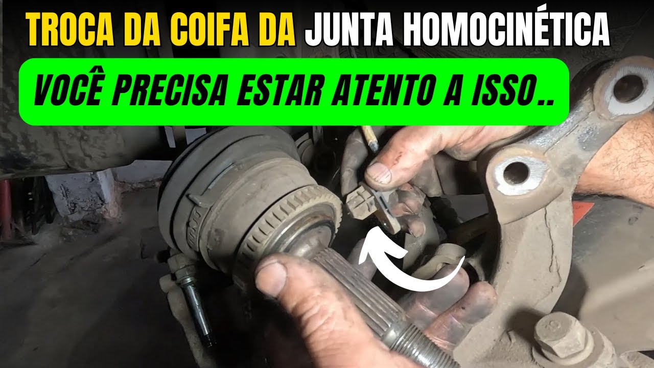 Aprenda DETALHADAMENTE como é feita a TROCA da coifa da JUNTA HOMOCINÉTICA do carro!