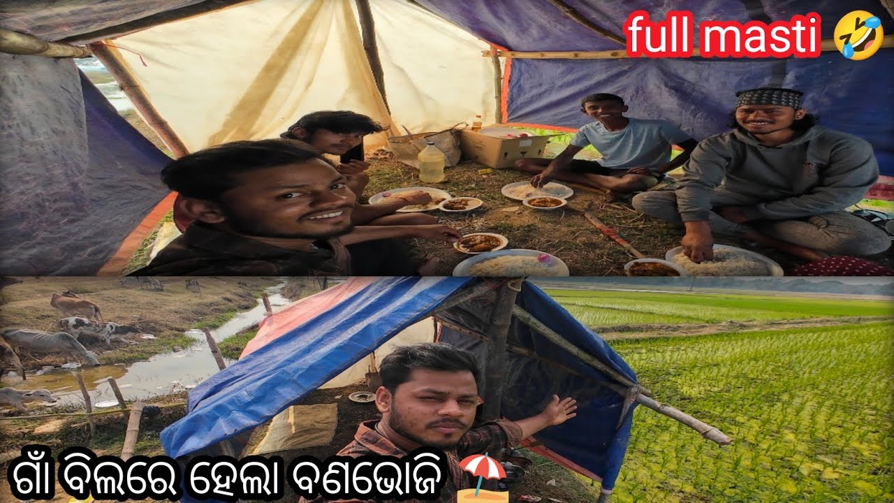 ଗାଁ ବିଲରେ ହେଲା ବଣଭୋଜି😋 || K Charan Dialogue || Odia Vlog Video || #odiavlog #kcharandialogue
