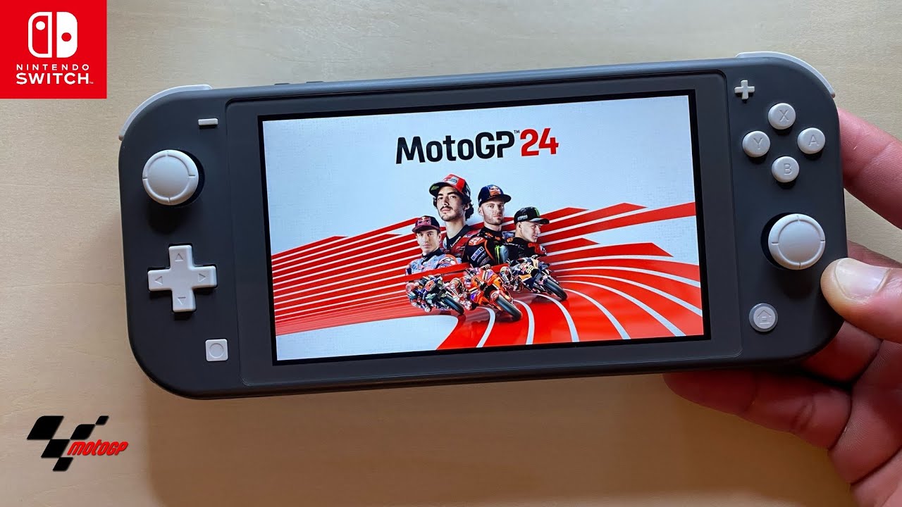 MotoGP 24 Nintendo Switch Lite Gameplay