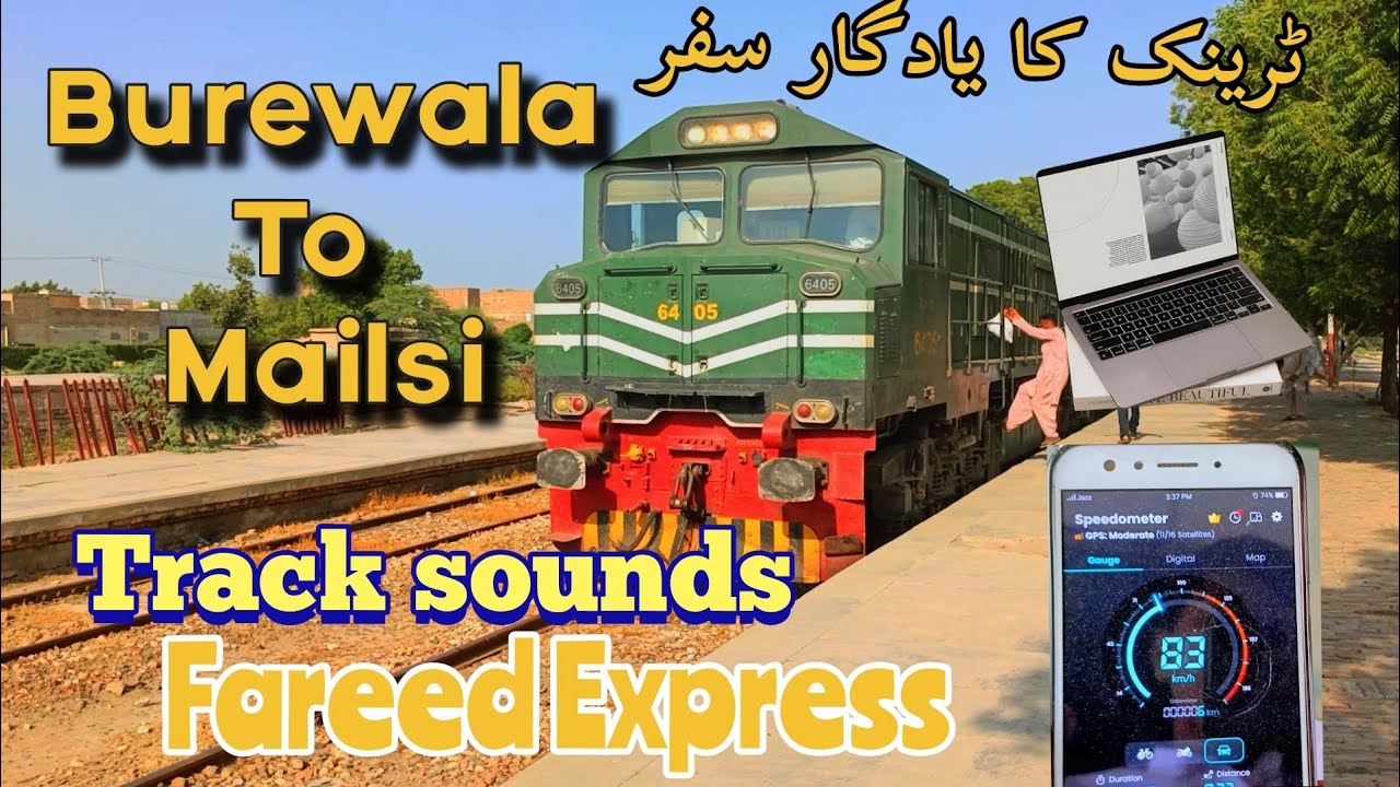 A solo train journey of Fareed express|| passing through green fields #viral#traintarvel#railfan#