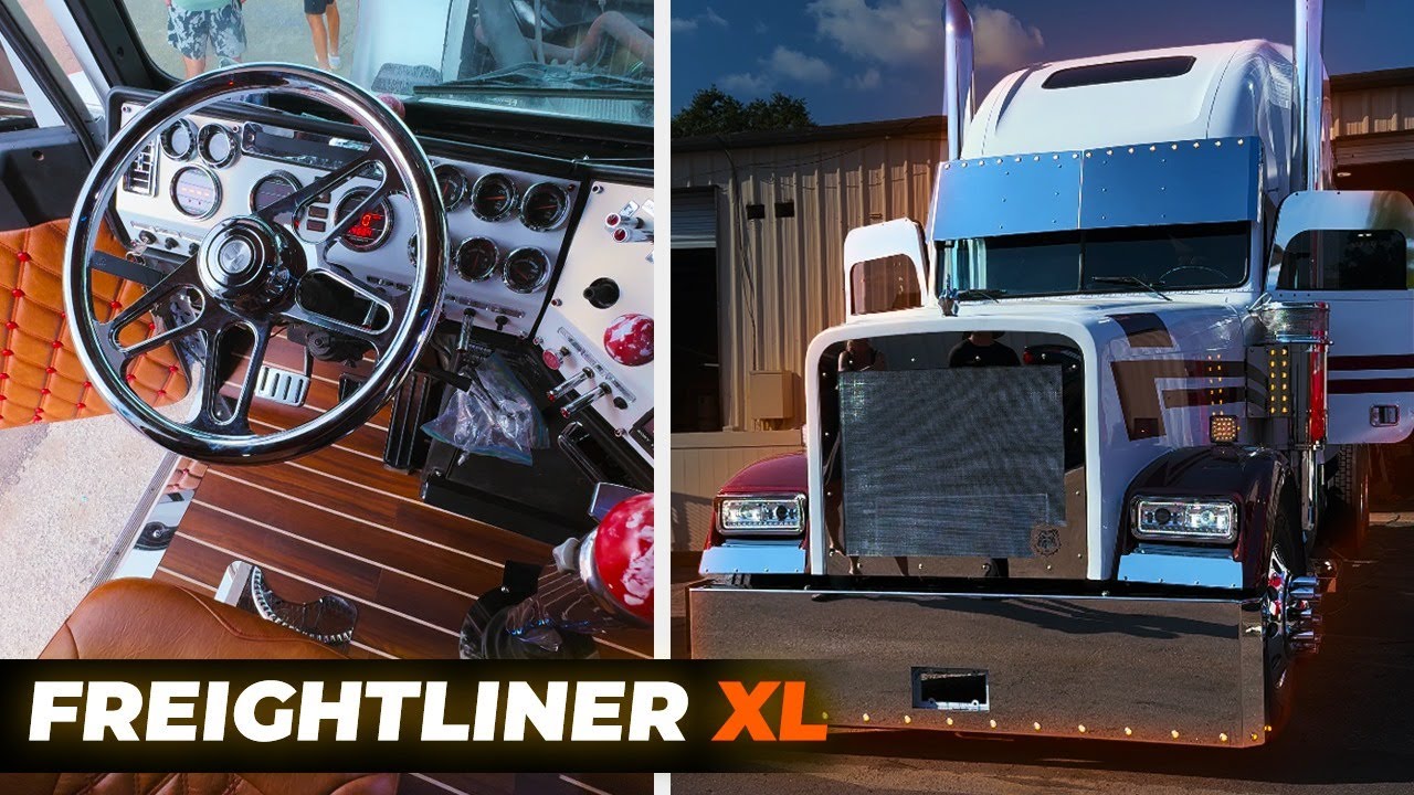 Этот Freightliner Classic поставляется без НИЧЕГО… Полностью измененный экстерьер и интерьер🔥