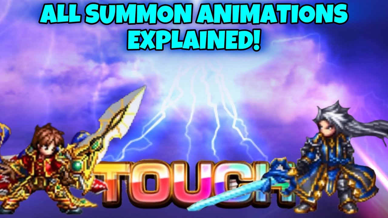All Summon Animations explained in | Grand Summoners 