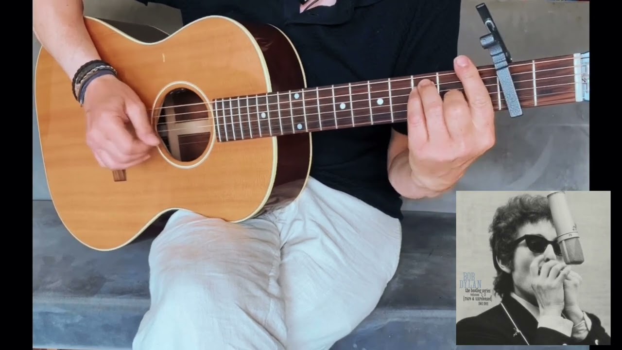 &lsquo;He Was A Friend Of Mine&rsquo; Bob Dylan vsn - Chords In Description (Standard - Capo 2)