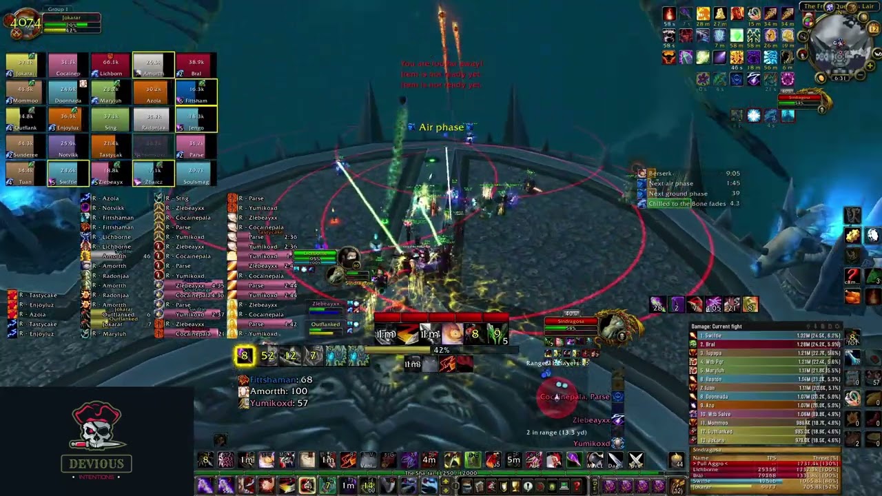 Sindragosa 25HC R1 Rogue 20.2k Warmane
