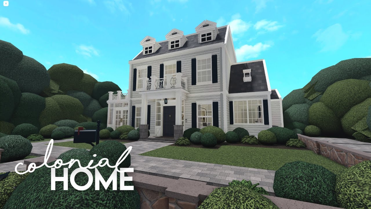 BLOXBURG: Colonial Family Home | House Tour
