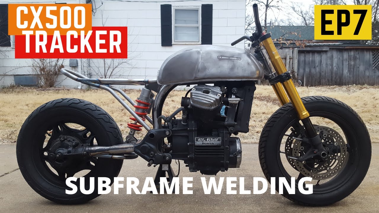 CX500 TRACKER BUILD - Welding Up The Subframe - EP7