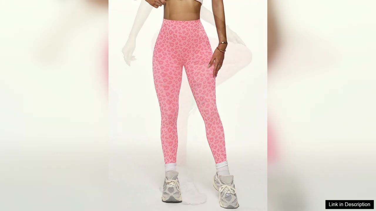 Easithlete V Back Scrunch Butt Seamless Leggings For Women Soft High Waisted