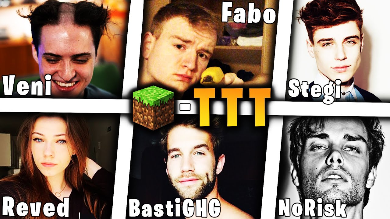 YOUTUBER-TTT in MINECRAFT (mit BastiGHG, Veni, Reved, Stegi, ...)