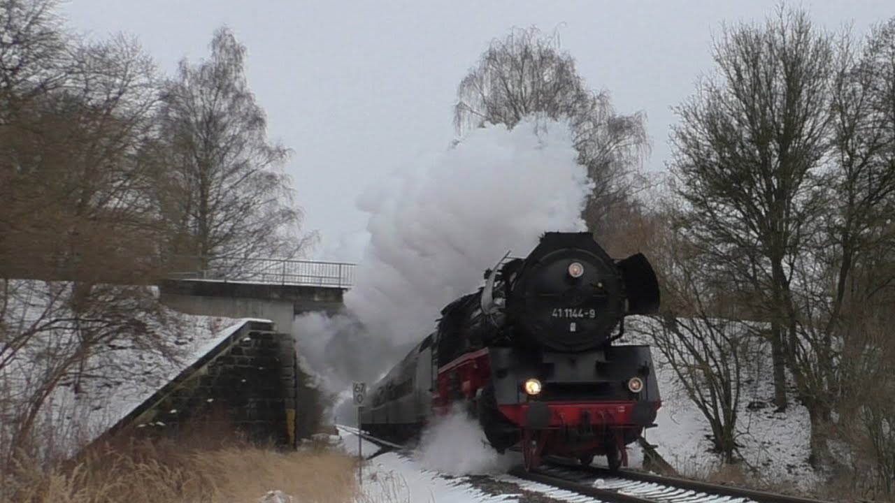 41 1144-9 Rodelblitz#Mit Volldampf über Meiningen und Suhl#01.02.2026#