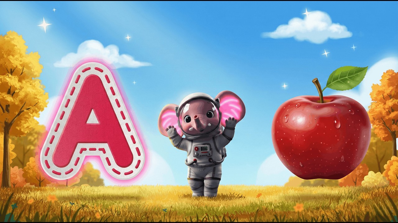 A For Apple - ABC Alphabet Song - Phonics Song for Children