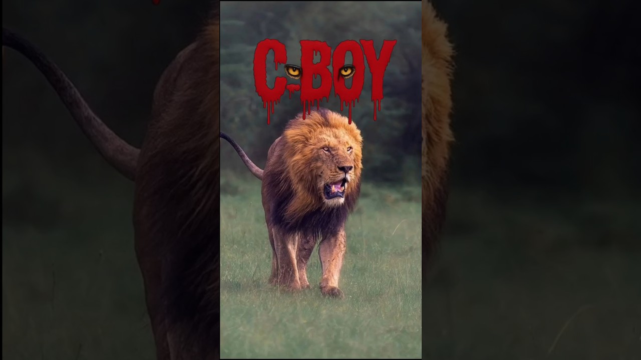 C-Boy and Hildur together kill four lions named Killer's || #C-Boy #Shorts