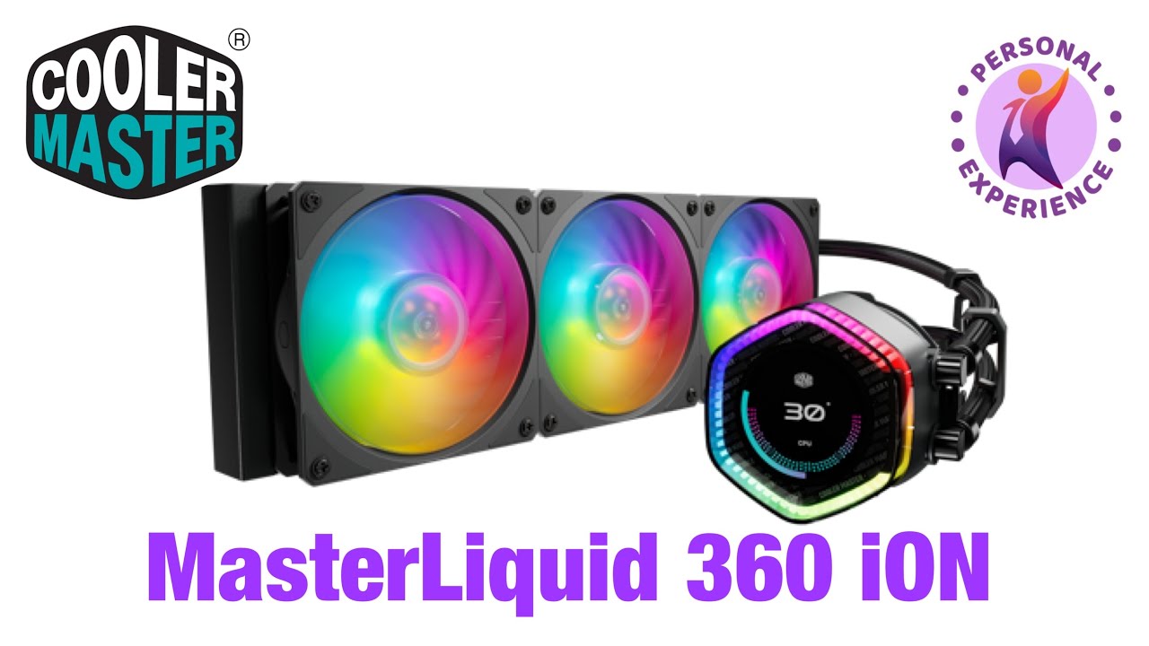 Флагманская Водянка с LCD от Cooler Master / MasterLiquid 360 ION / 4K