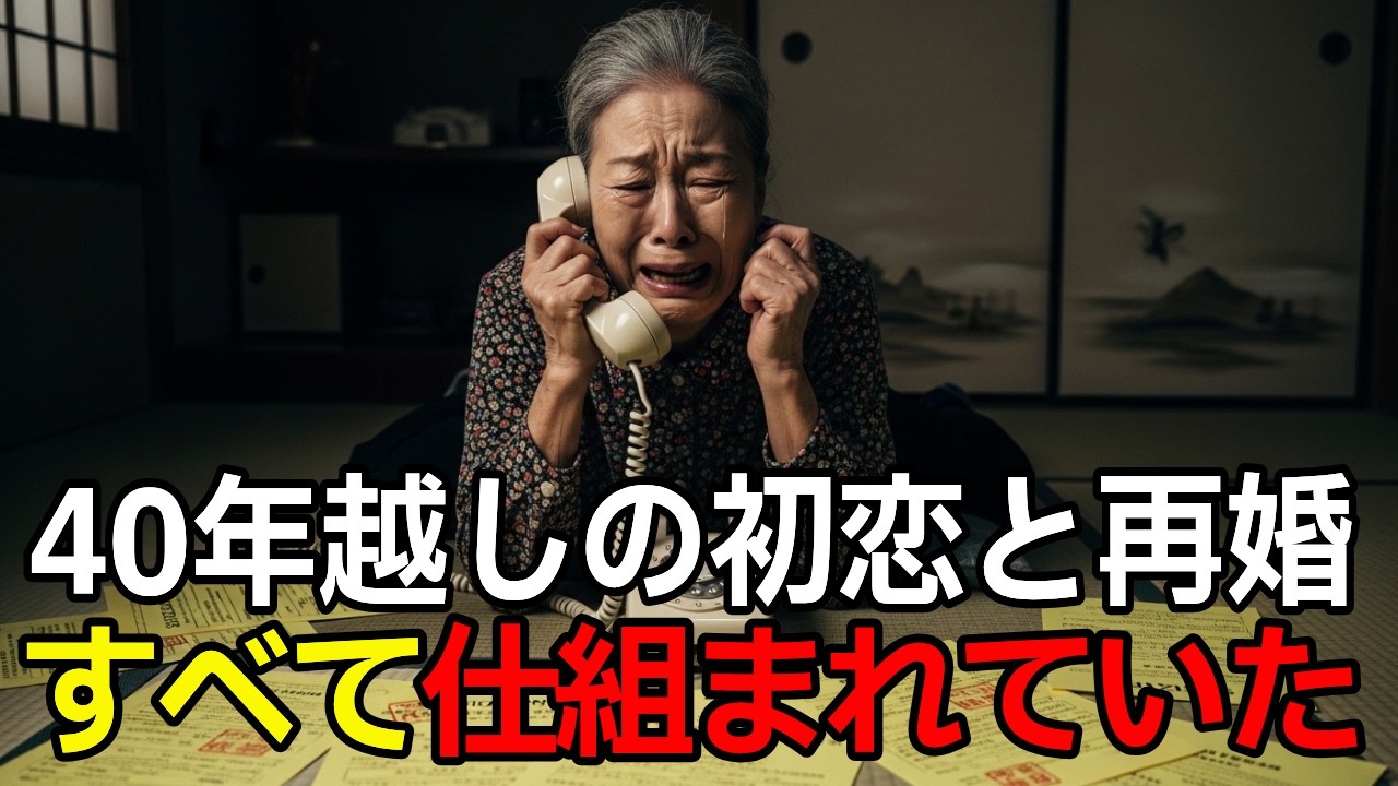 40年越しの初恋と再婚、その裏に隠された衝撃の詐欺工作【朗読】