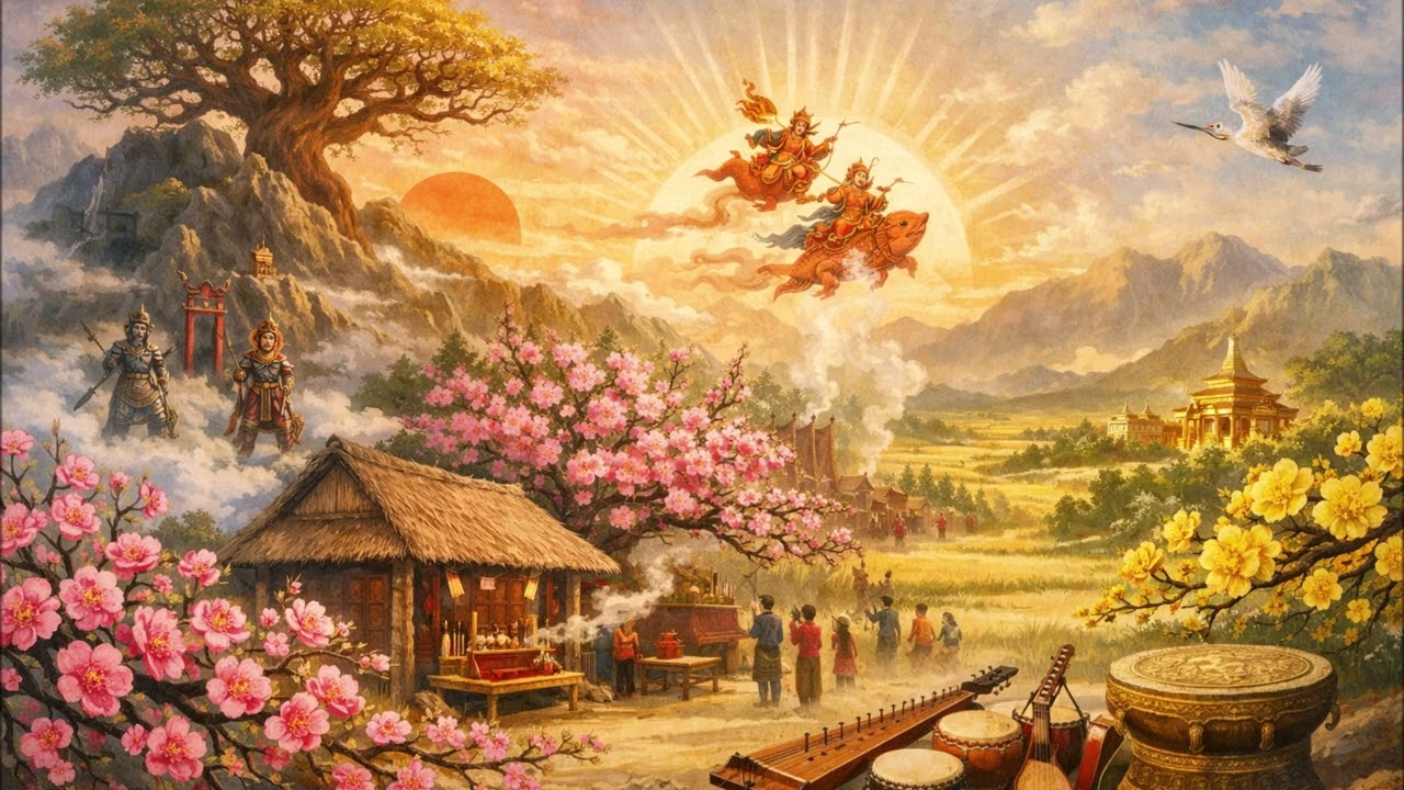 HOA ĐÀO GIỮ CỬA MÙA XUÂN. TÁC GIẢ: ĐỖ TRƯỜNG SƠN
