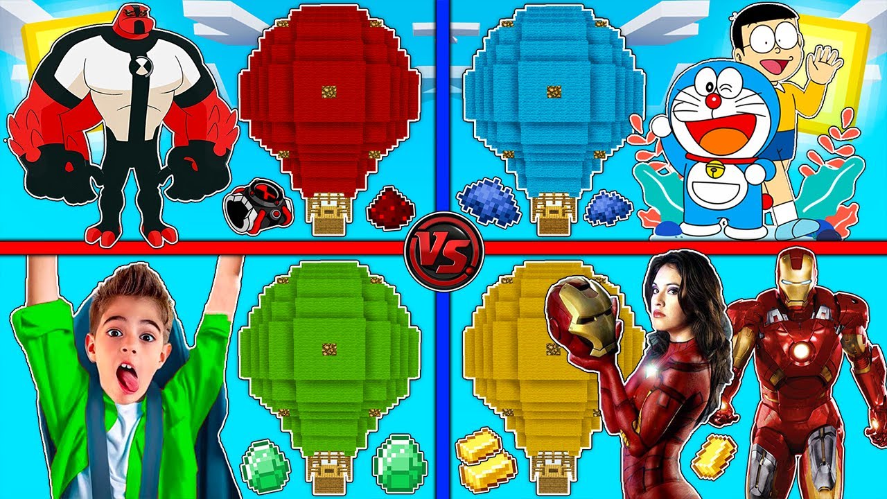 فلم ماين كرافت : كوكب خلودة ضد دورايموند ضد بن تن الاحمر ضد ايرون مان !!؟ 🔥😱