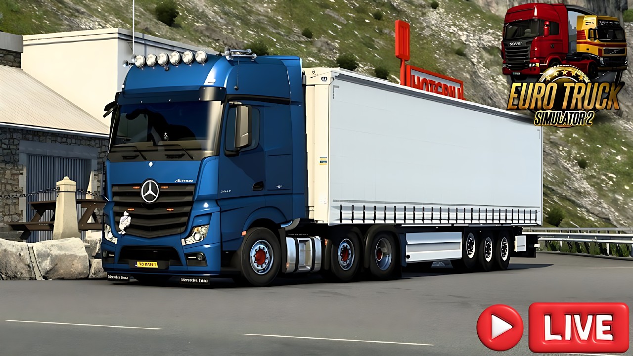🔴 #ЕТС2 1.58 КАТАЮ ПО ЮГУ И ПО RusMap ( Daf105) РУЛЬ PXN V10 !!!