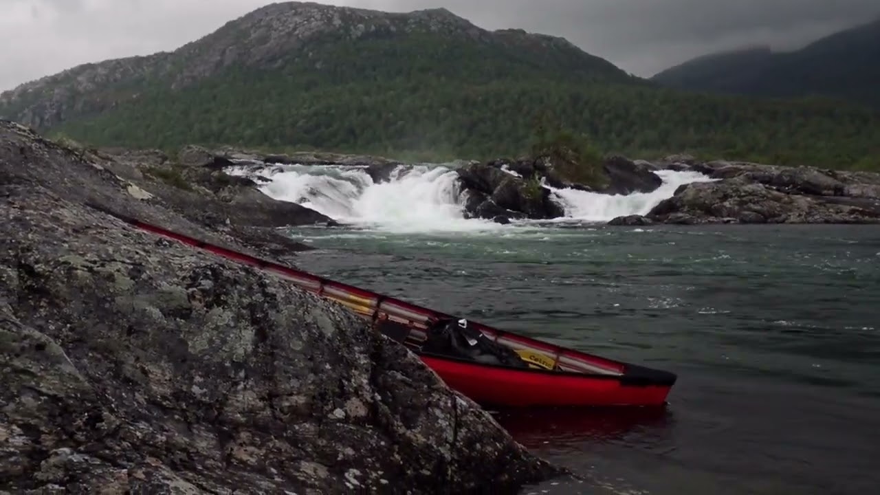 A solo canoe journey in the Upper Pitealven, Lapland, Sweden
