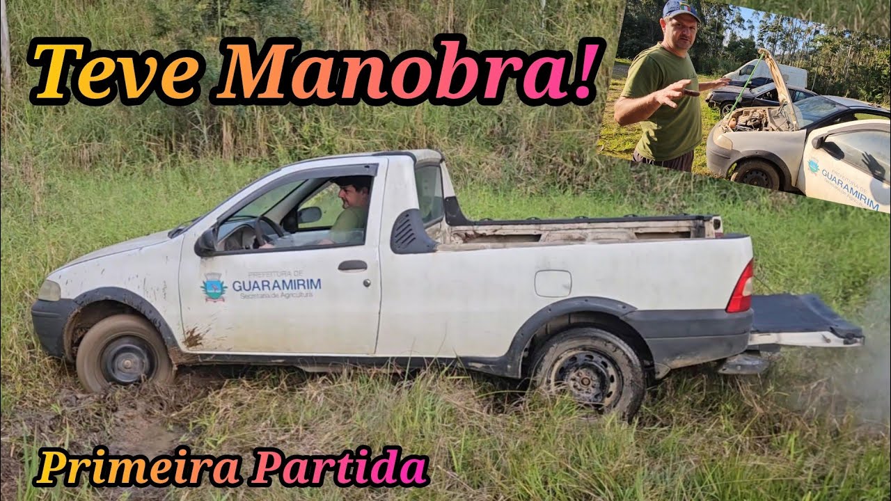 Primeira partida da Strada do leilão,  com direito a  Manobra e Test Drive