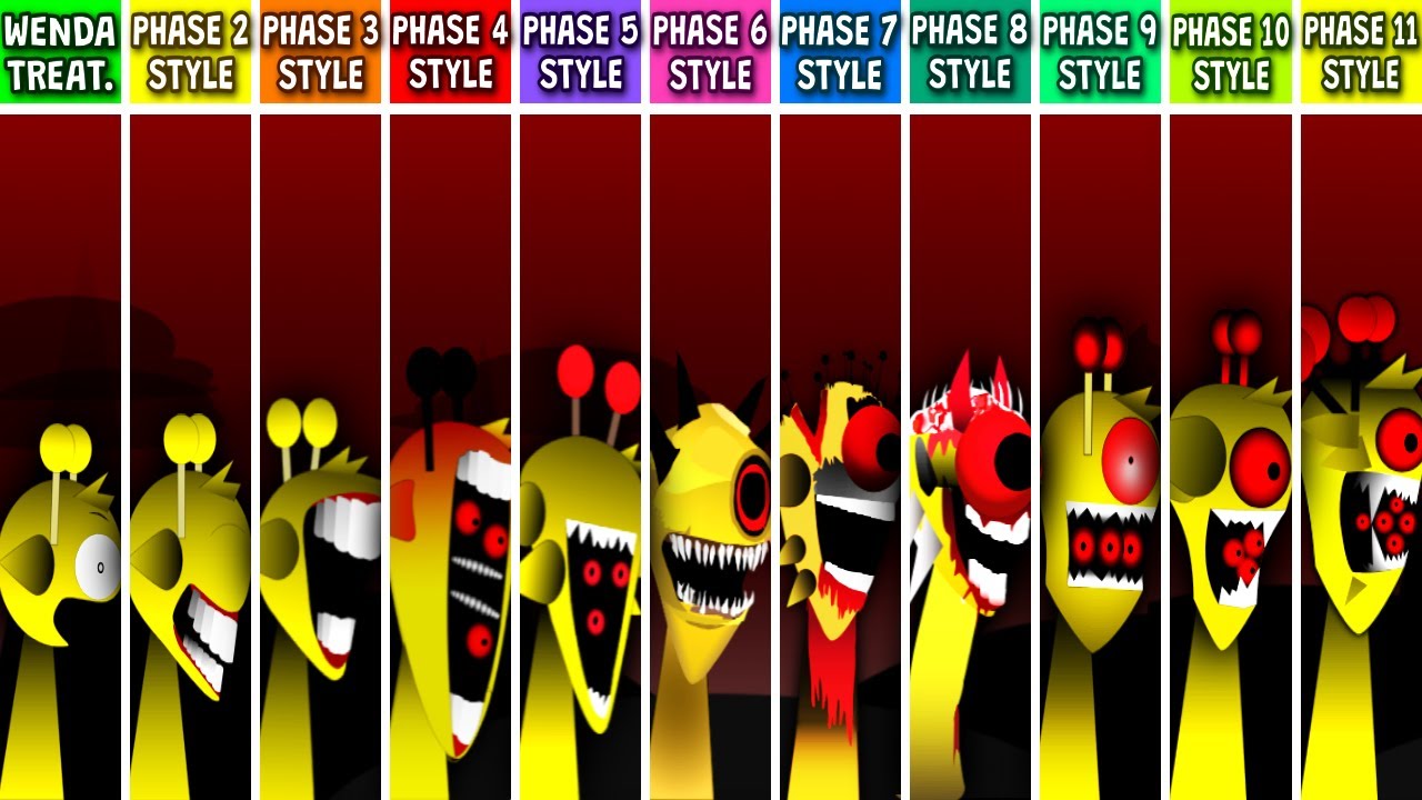 Sprunki Wenda Treatment But VS Phase 2-3-4-5-6-7-8-9-10-11 Style