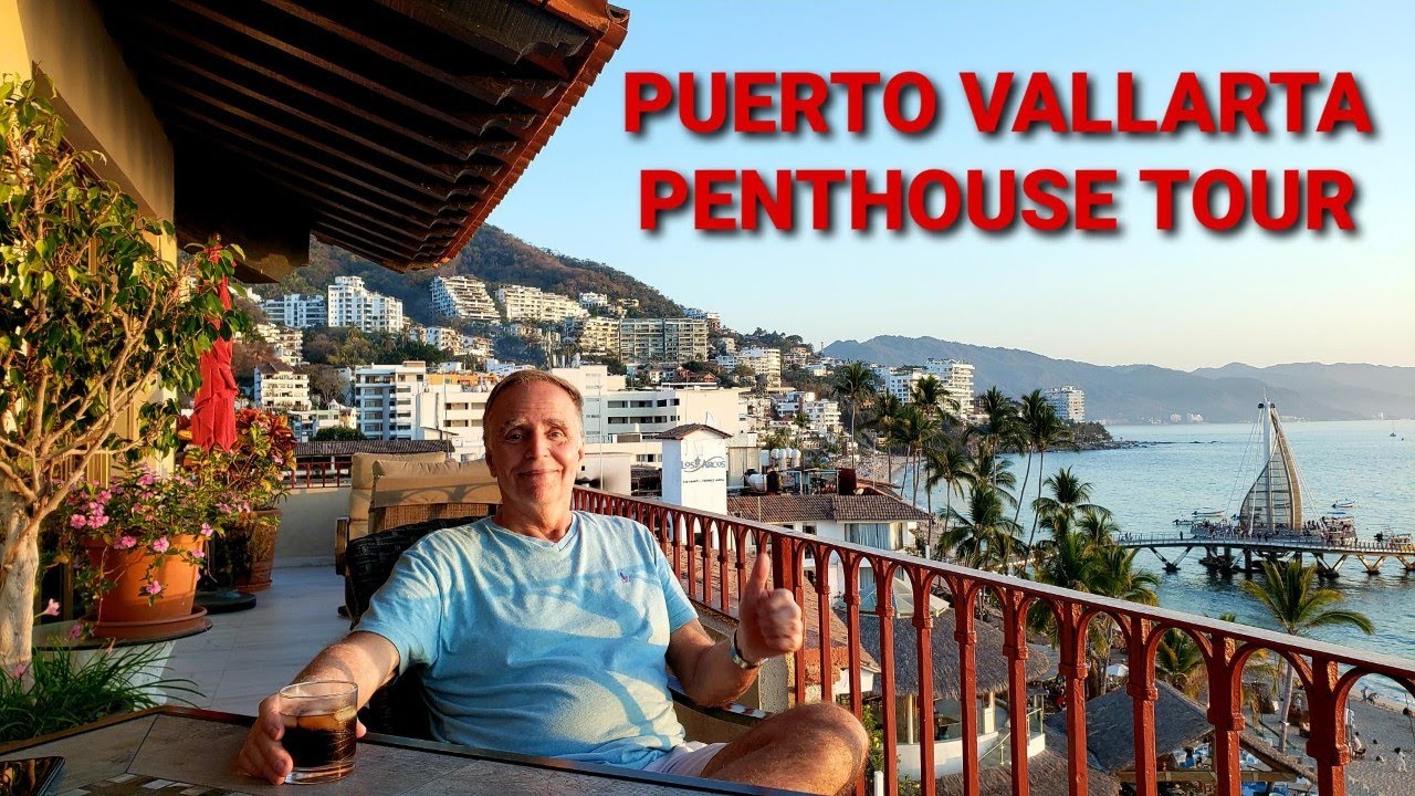 Stunning Beachfront Penthouse Apartment Tour in Puerto Vallarta, Mexico
