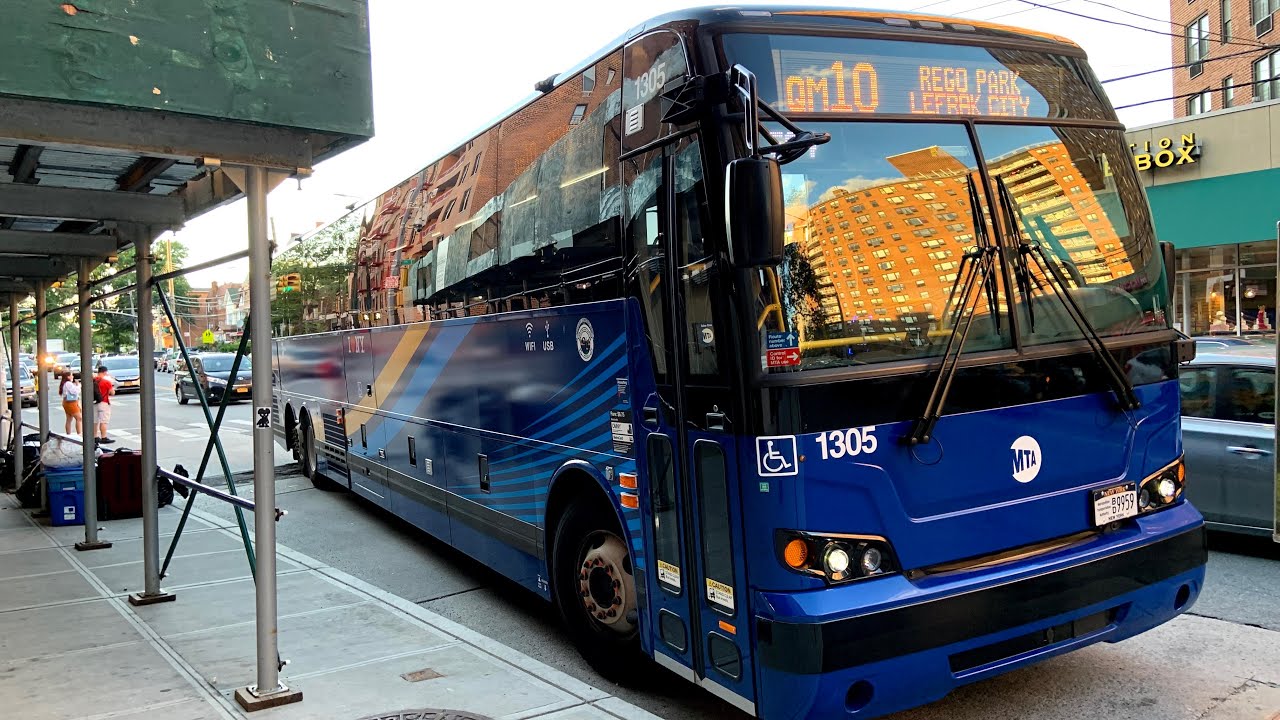 MTA Bus | Onboard 2021 Prevost X3-45 On The QM10 From Midtown To Rego Park