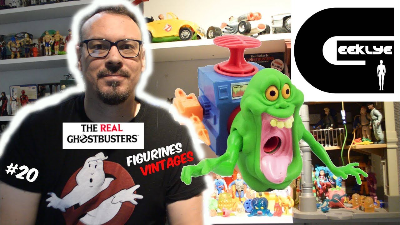 Geeklye The Real Ghostbusters Vintage Toy Figures.