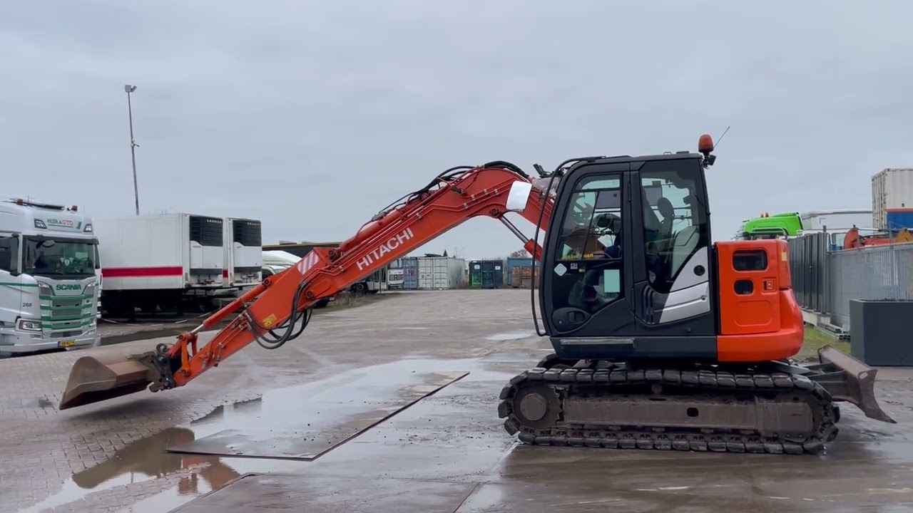 Hitachi Zx 85us-5 2016 12.000 hours For Sale Excavator at Koot handelsonderneming bv 