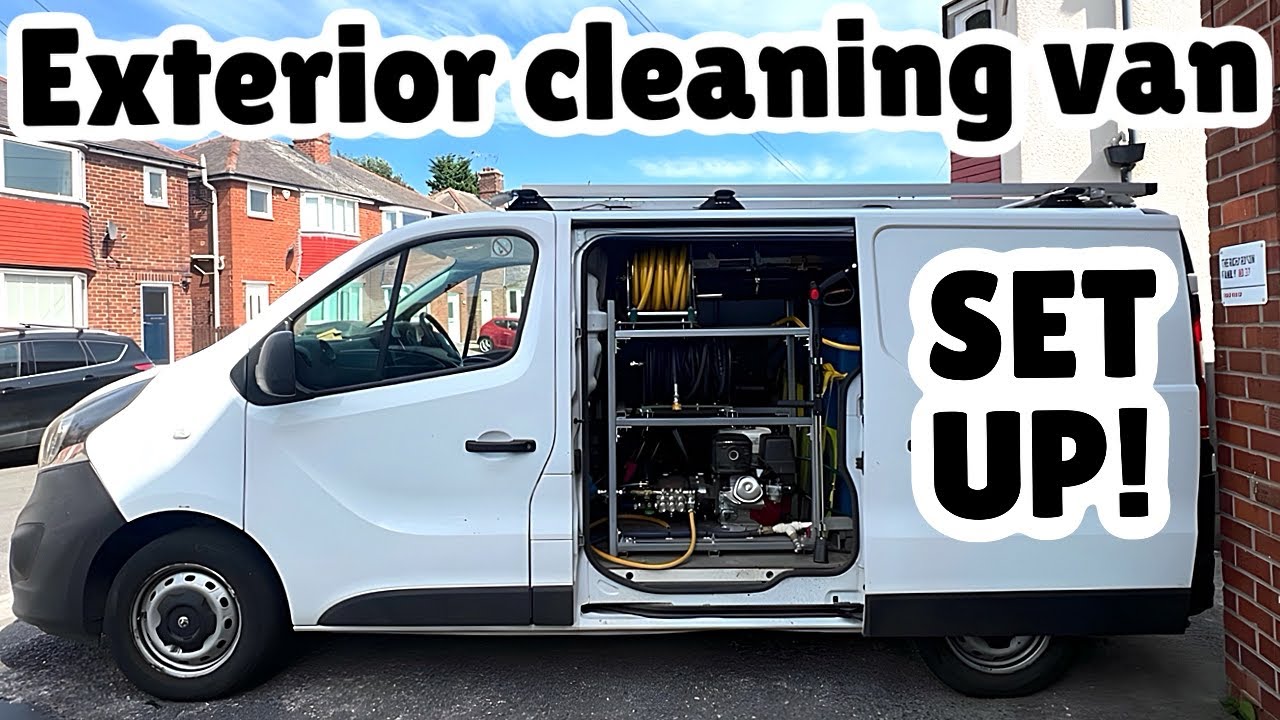 The Ultimate Exterior Cleaning Van Setup! (Vauxhall Vivaro Walkthrough)