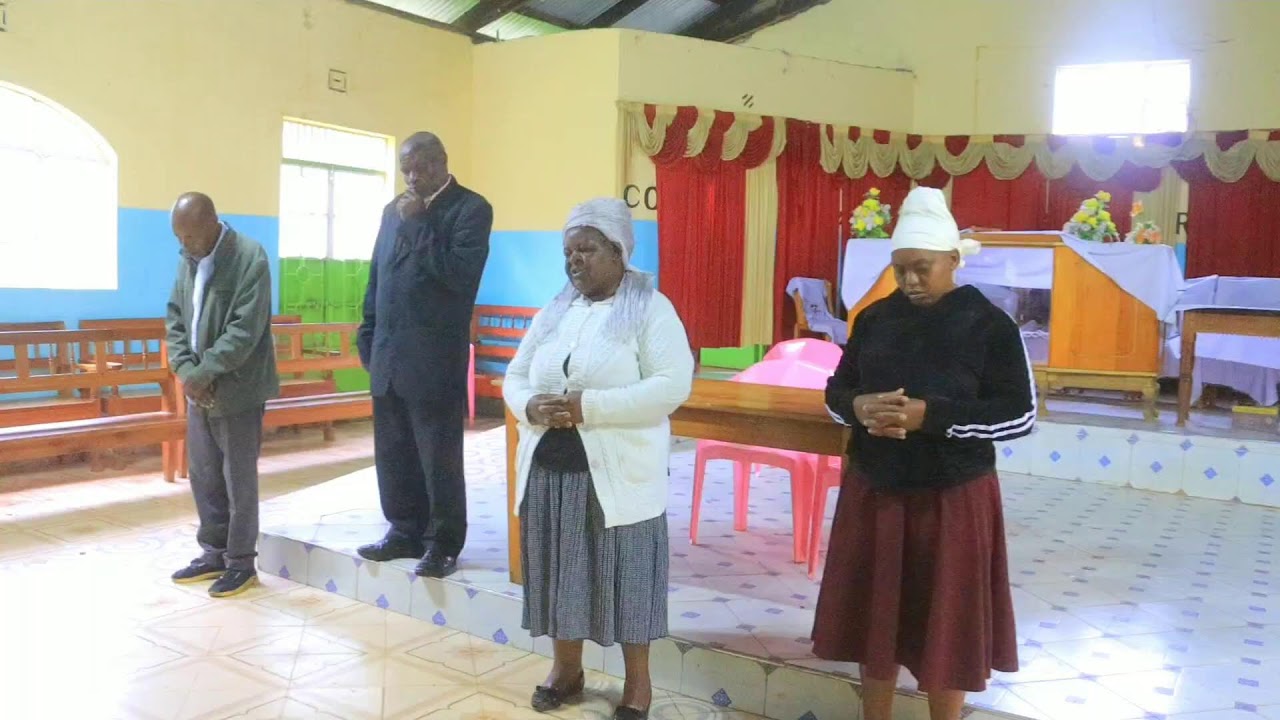 NYAKONGO DISTRICT PRAY AT GESIMA CHURCH