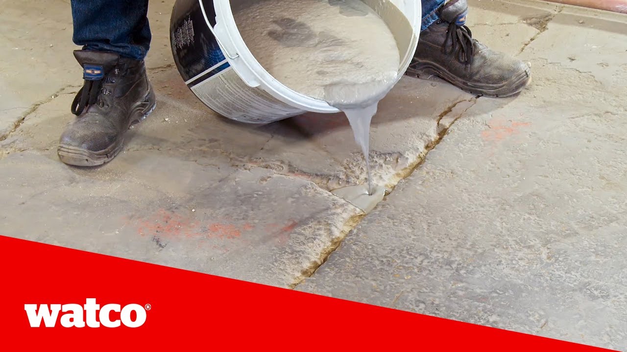 How to Repair Holes In Concrete Floors with Flowpatch