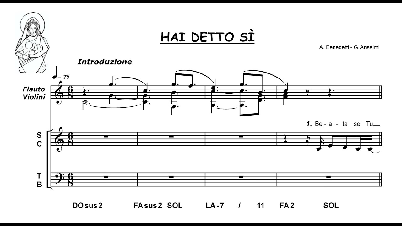 Hai detto sì (A. Benedetti - G. Anselmi)