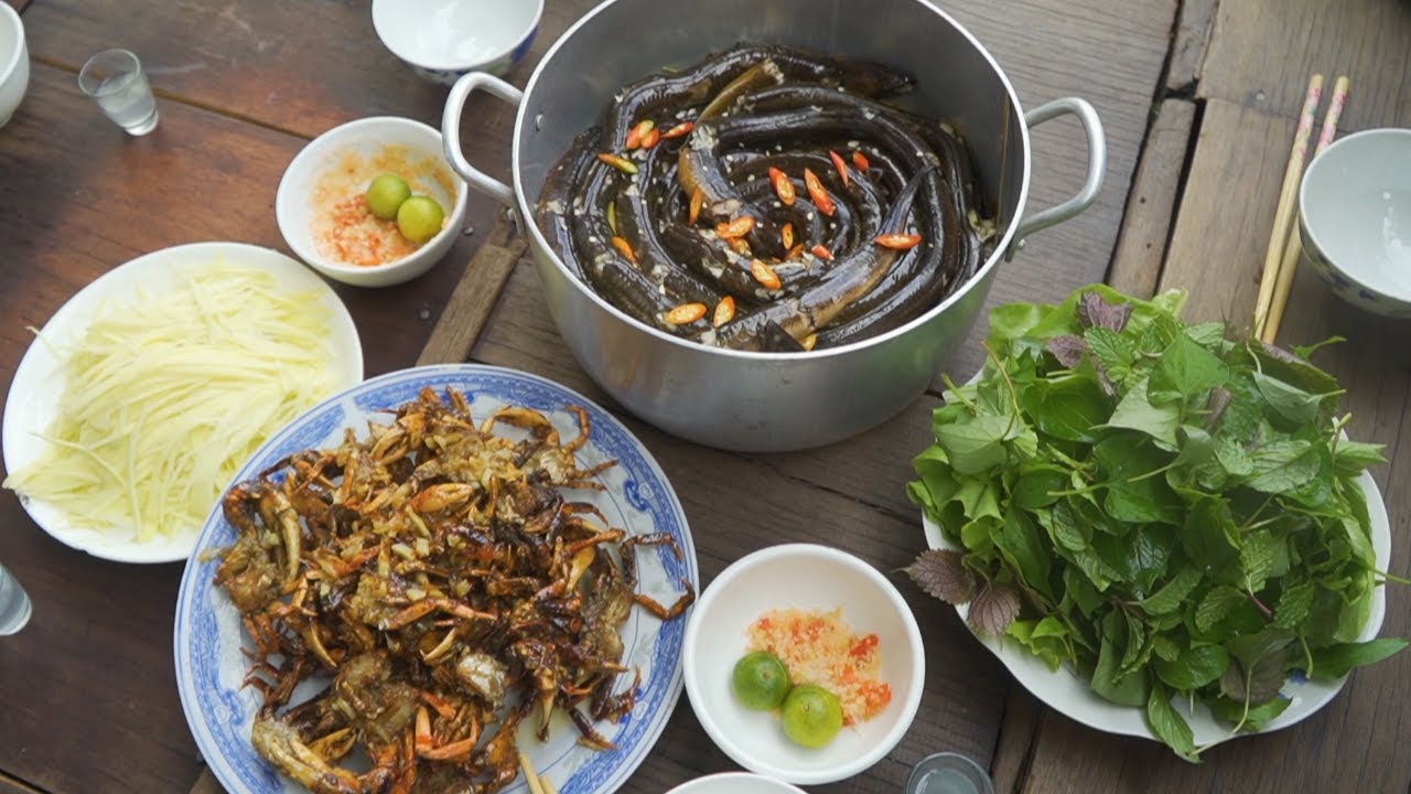 Lươn Đồng Nổ Muối Hột 