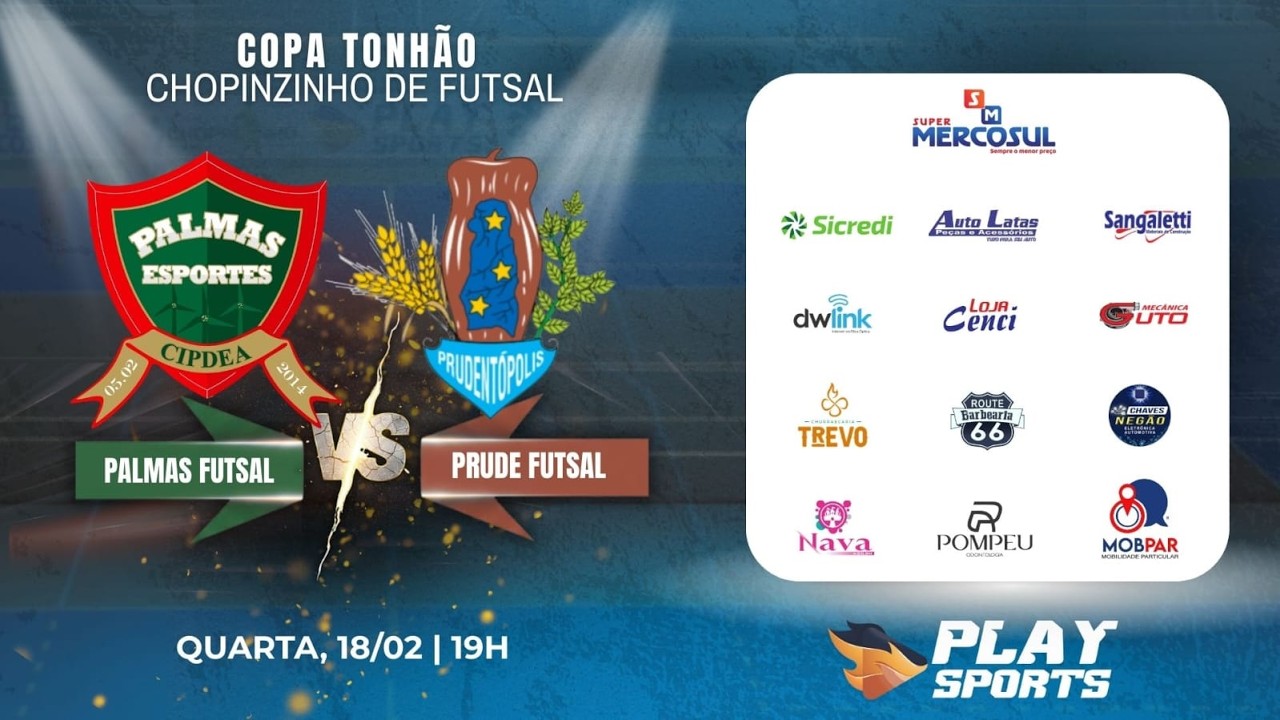 1ª COPA TONHÃO 🔴🟢PALMAS X PRUDE🔵🟤