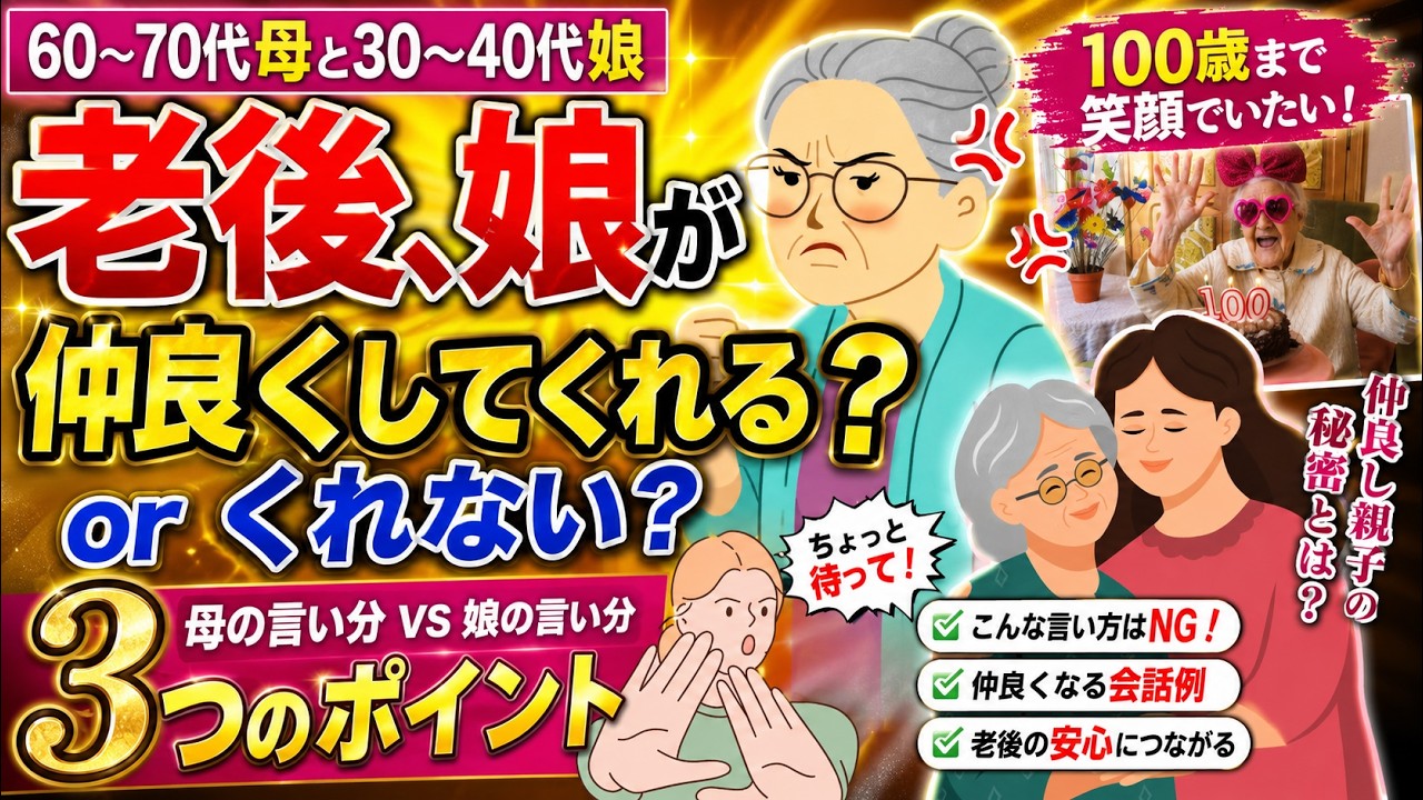 おとなになってからの母と娘の関係性　60～70代母と30～40代娘　いつまでも過干渉の母とそこから自立したい娘の関係性は共依存に注意！良い関係づくりの３つのポイント　#過干渉　#母娘　#カウンセリング