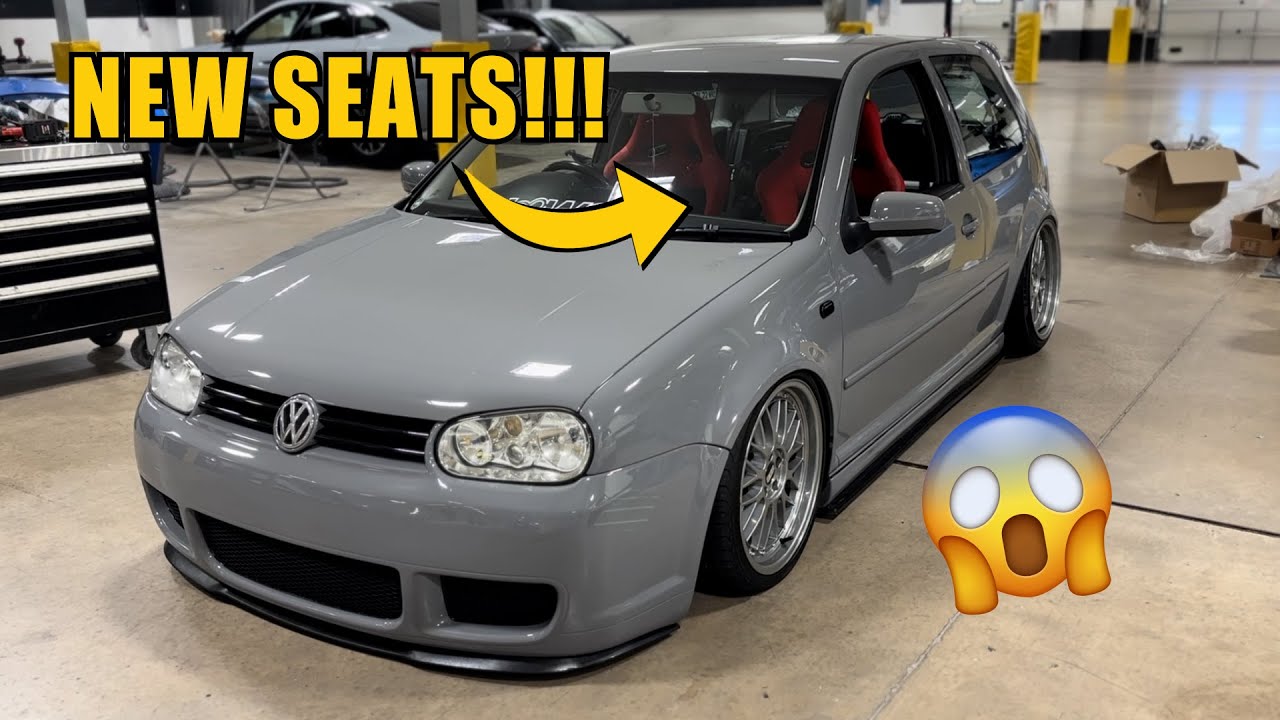 MK4 Golf GTI получает ковшеобразные сиденья!
