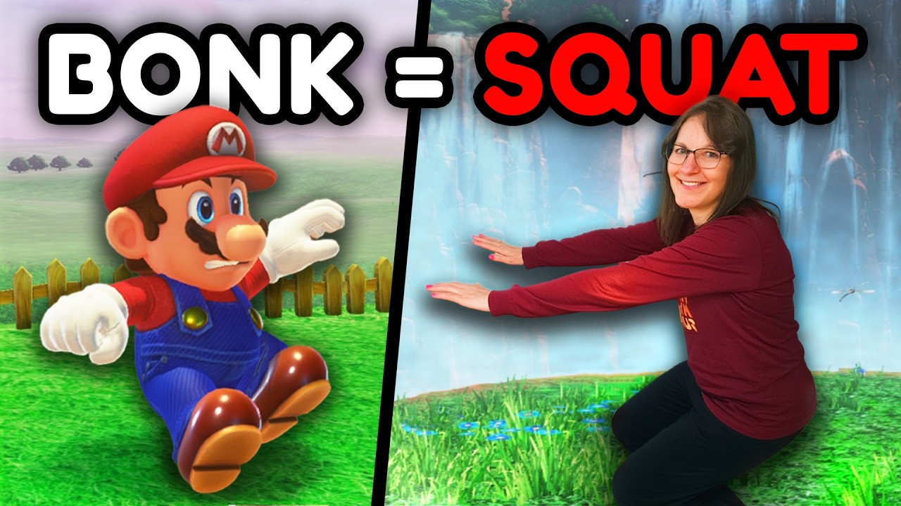 Mario Odyssey but If I Bonk, I do 5 Squats