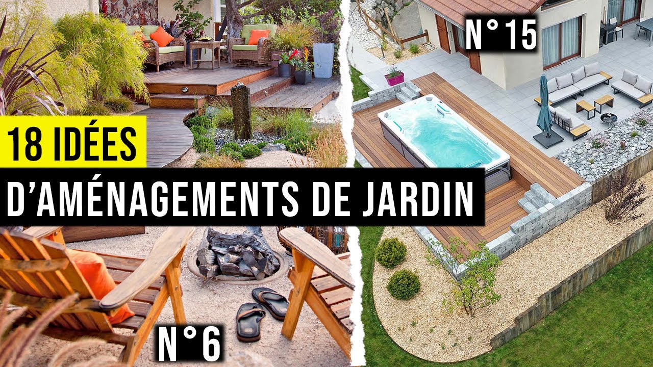 18 Idées d'Aménagement de Jardin ! (Inspirations pour son Jardin)