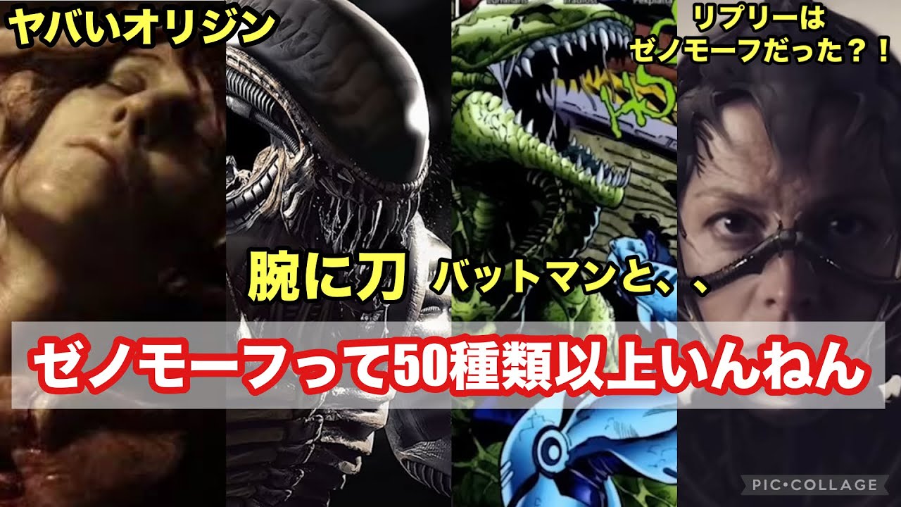 【永久保存版】狂気の進化！ゼノモーフ52種まとめ｜【最恐エイリアン図鑑】