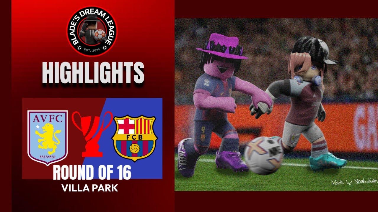 Aston Villa vs FC Barcelona BDL Cup R16 Highlights