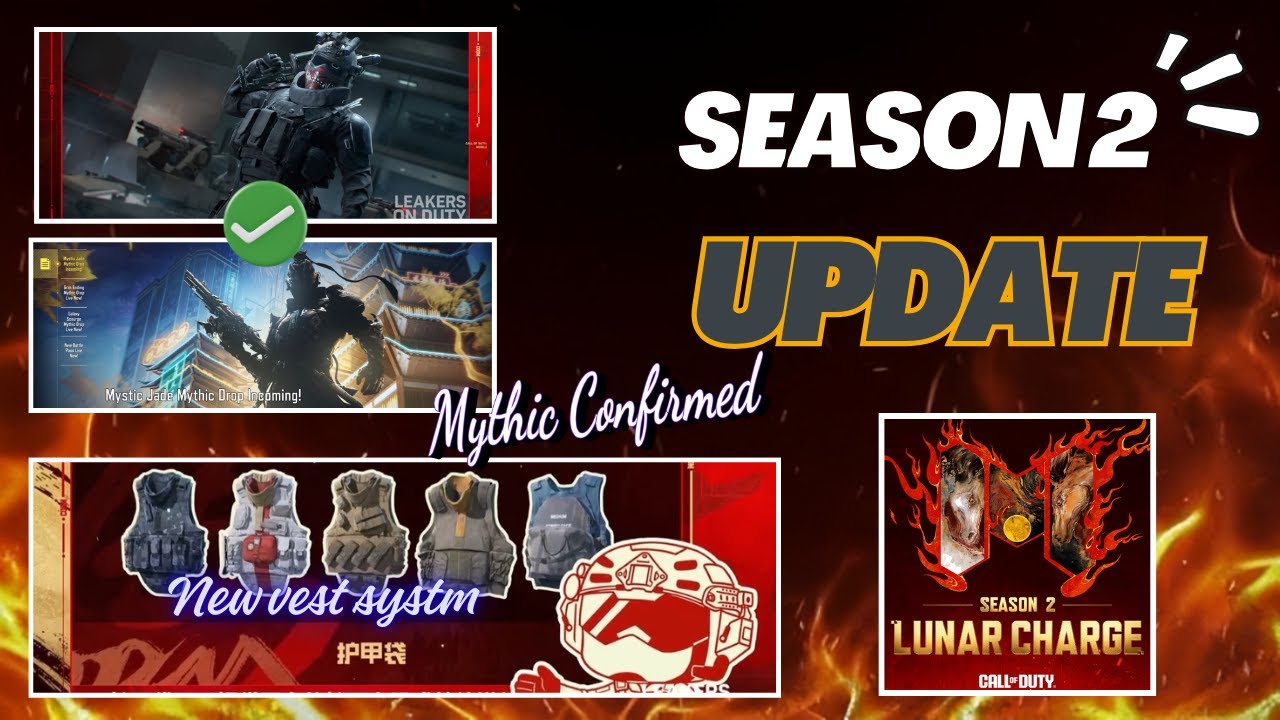 CODM Season 2 Update 🔥 | Lunar Charge, New Vest System, BR & DMZ Changes! | 