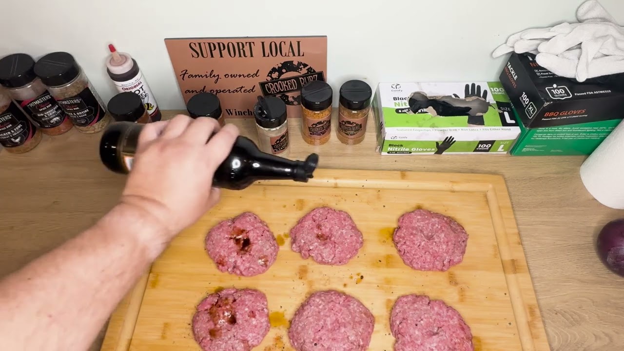 Smoked Burgers on the Weber 600 XL