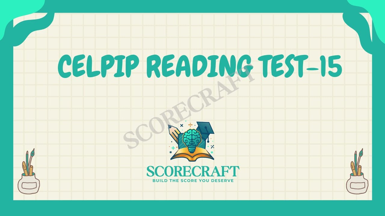 Celpip Reading 15