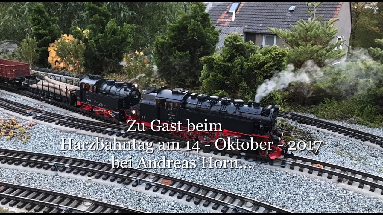 LGB Freunde Nord e.V. Zu Gast beim Harzbahntag am 14 Oktober 2017 bei Andreas Horn