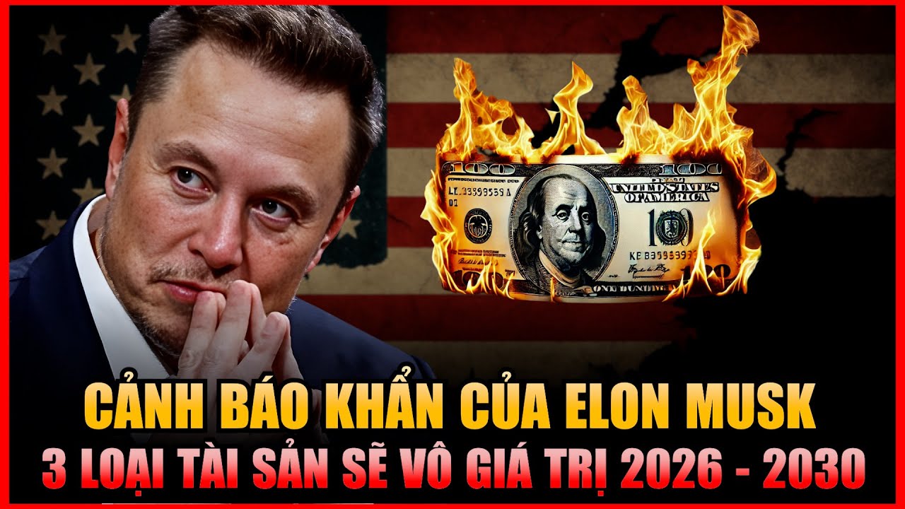 ELON MUSK CẢNH BÁO 2026: 3 Loại Tài Sản Sẽ 