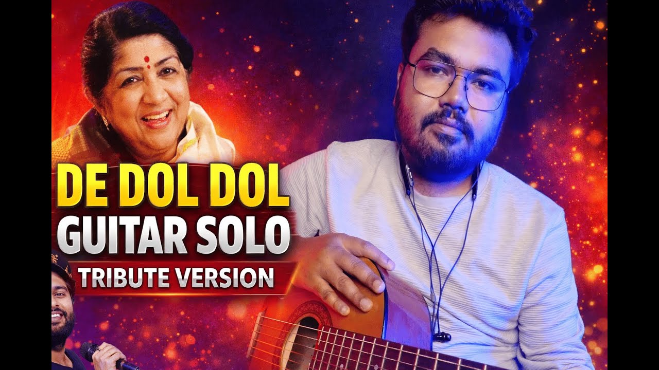 De Dol Dol Guitar Solo | Arijit Singh | Hemanta Mukherjee | Lata Mangeshkar Tribute | Instrumental