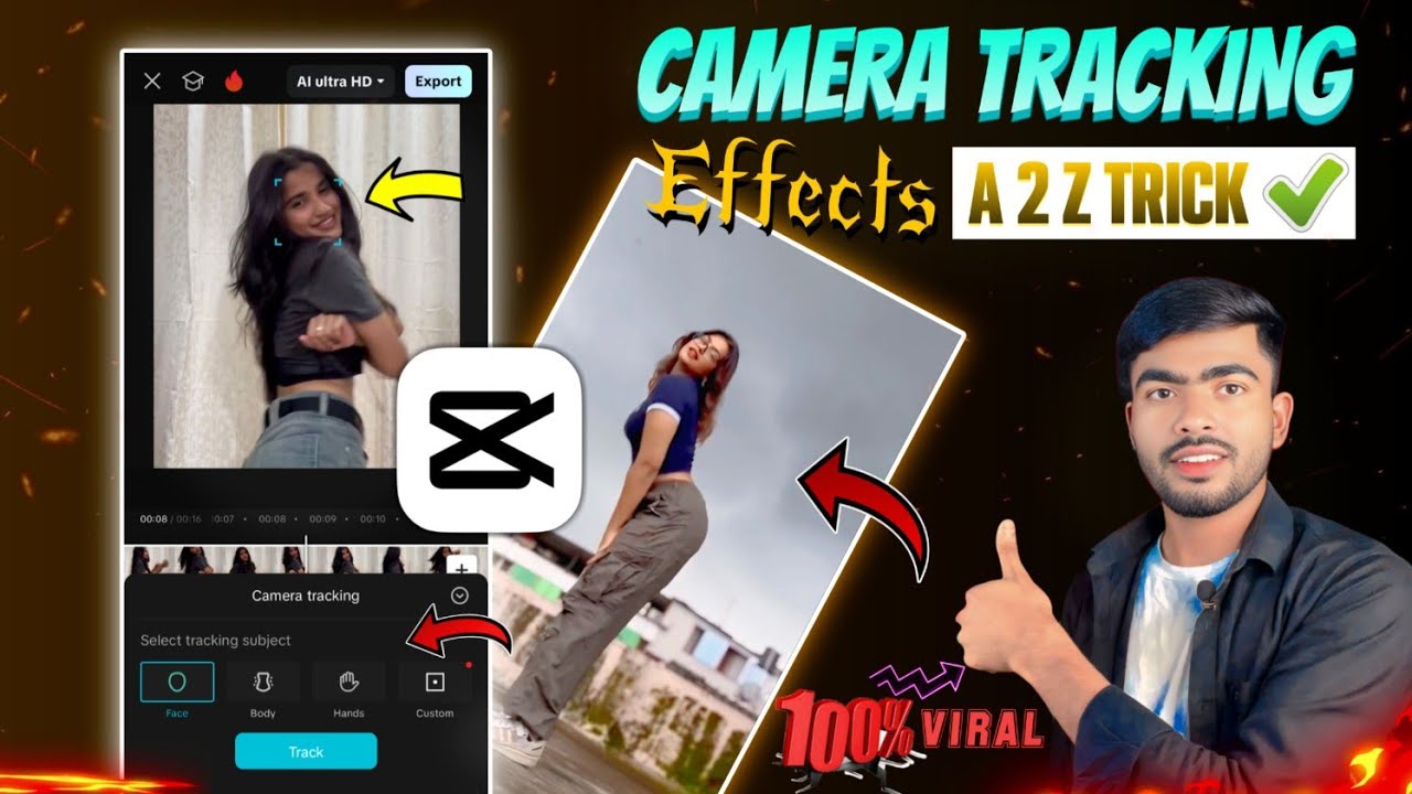 Capcut Camera Tracking Video Editing | Dance Camera Tracking Video Kaise Banaye ? 