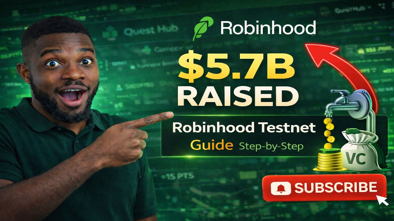 Robinhood Testnet Airdrop Guide | Step-by-Step Guide | $5.7B Backed Project