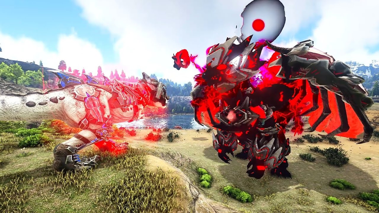 O INVENCÍVEL DRAGON EMPEROR DARK SIDE APARECEU!! DOMEI O PRIME ALPHA REX E O OBLIVION!! ARK MODS